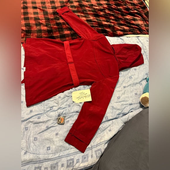 Braetan Peacoat w/ hoodie - Red - Picture 14 of 16